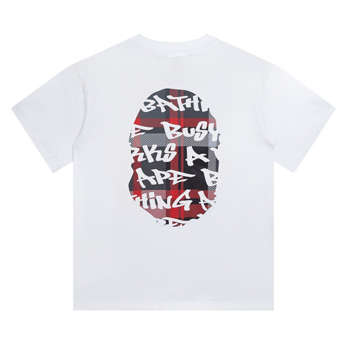 Bathing Shark and ape head print T-Shirt NextBlock