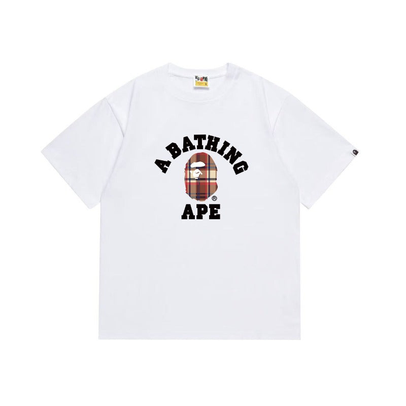 Bathing Shark and ape head print T Shirts NextBlock