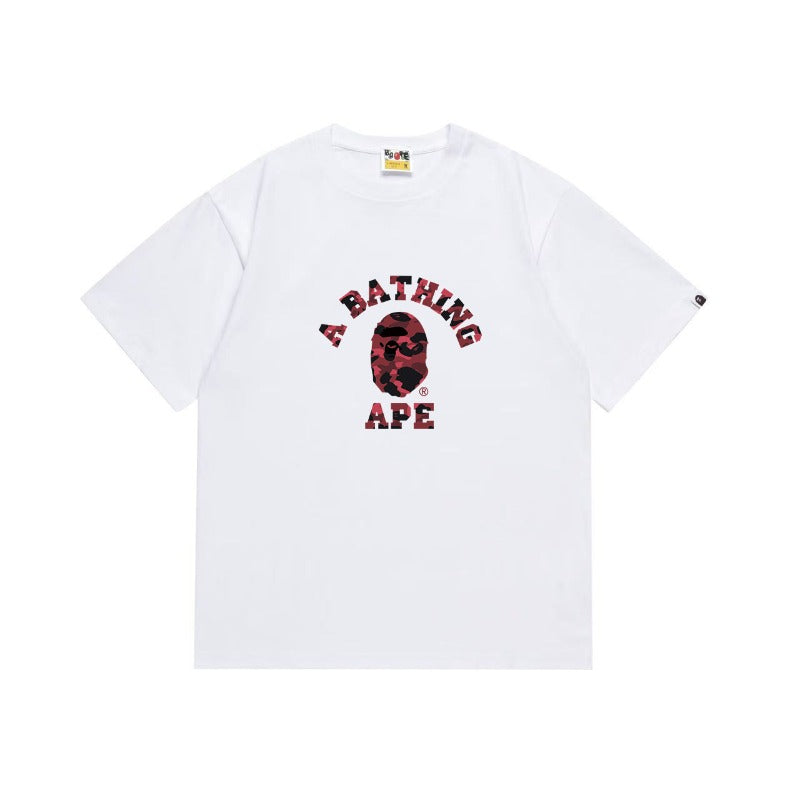 Bathing Shark and ape head print T Shirts NextBlock