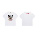 Bathing Shark and ape head print T-Shirt NextBlock