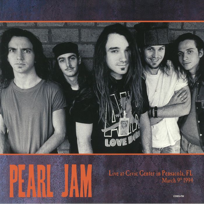 Pearl Jam - Live At Civic Center In Pensacola, FL March 9th 1994 (LP, yellow vinyl)