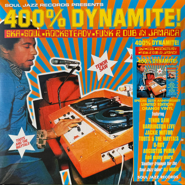 [RSD25] Various - 400% DYNAMITE! (LP, 25th anniversary orange vinyl)