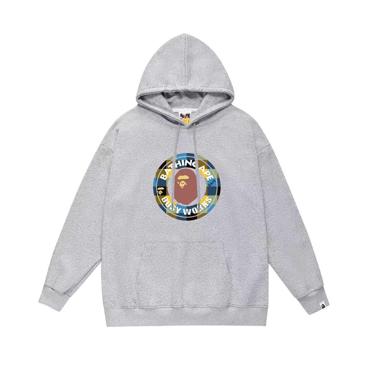 Bathing Shark and ape head print Hoodie Fall / Winter Hooded Sweater NextBlock