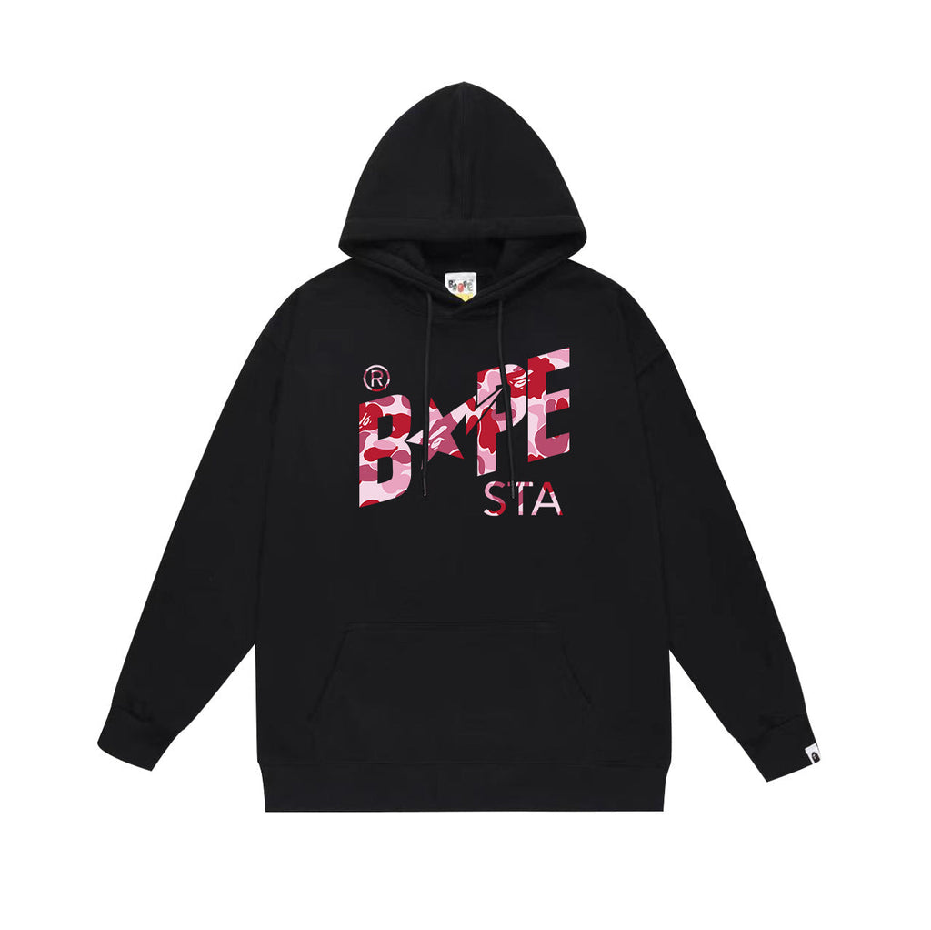 Bathing Shark and ape head print Hoodie Fall / Winter Hooded Sweater NextBlock