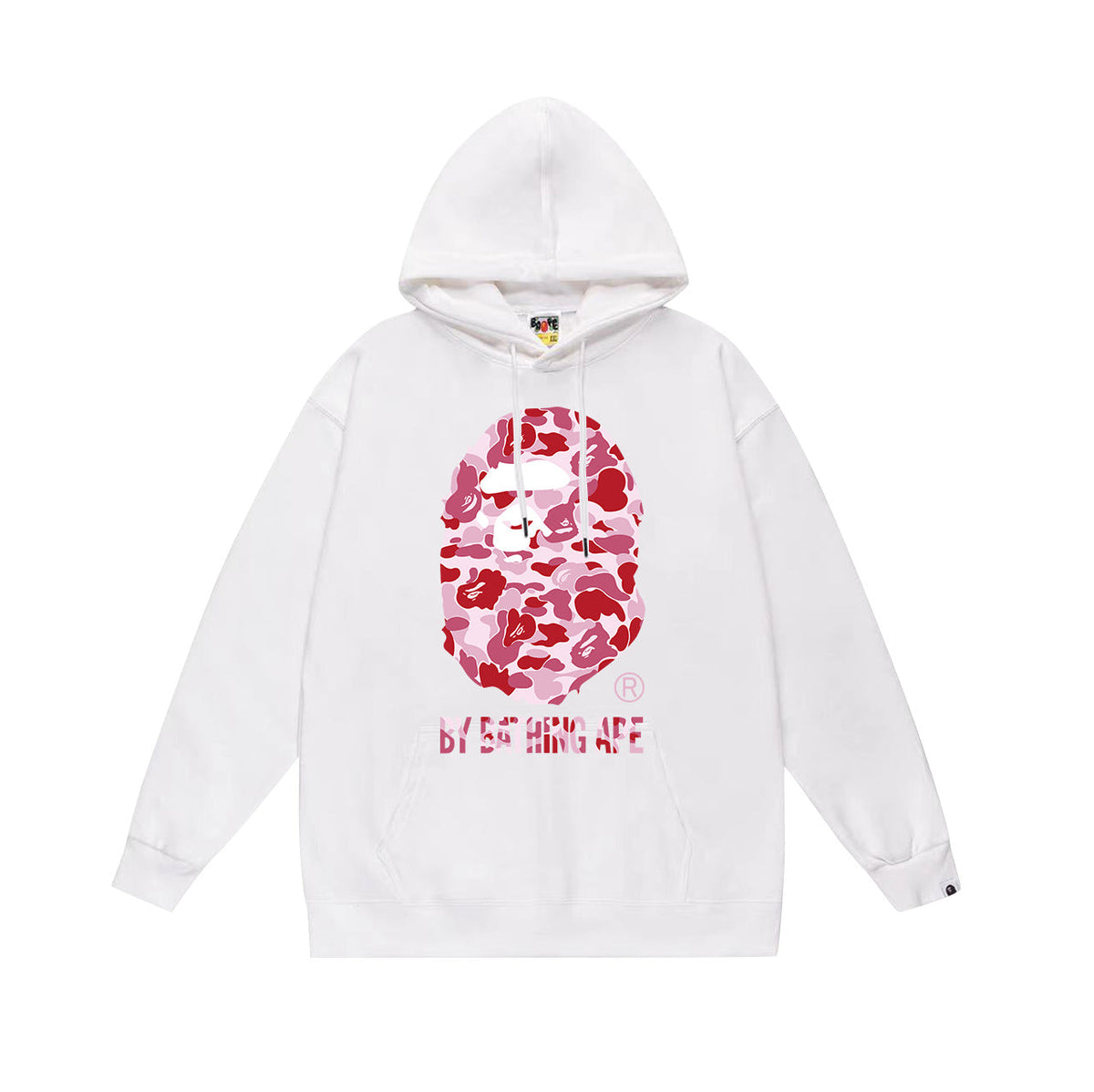 Bathing Shark and ape head print Hoodie Fall / Winter Hooded Sweater NextBlock