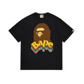 BAPE Bathing Shark and ape head print T Shirt NextBlock