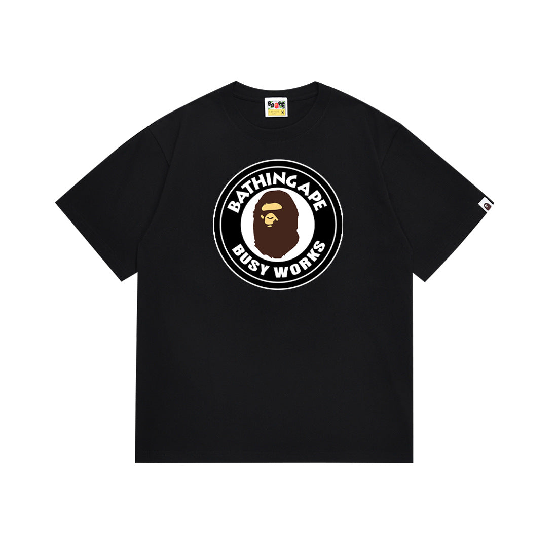 BAPE Bathing Shark and ape head print T Shirt NextBlock