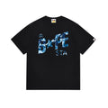 BAPE Bathing Shark and ape head print T Shirt NextBlock