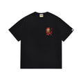 BAPE Bathing Shark and ape head print T Shirt NextBlock