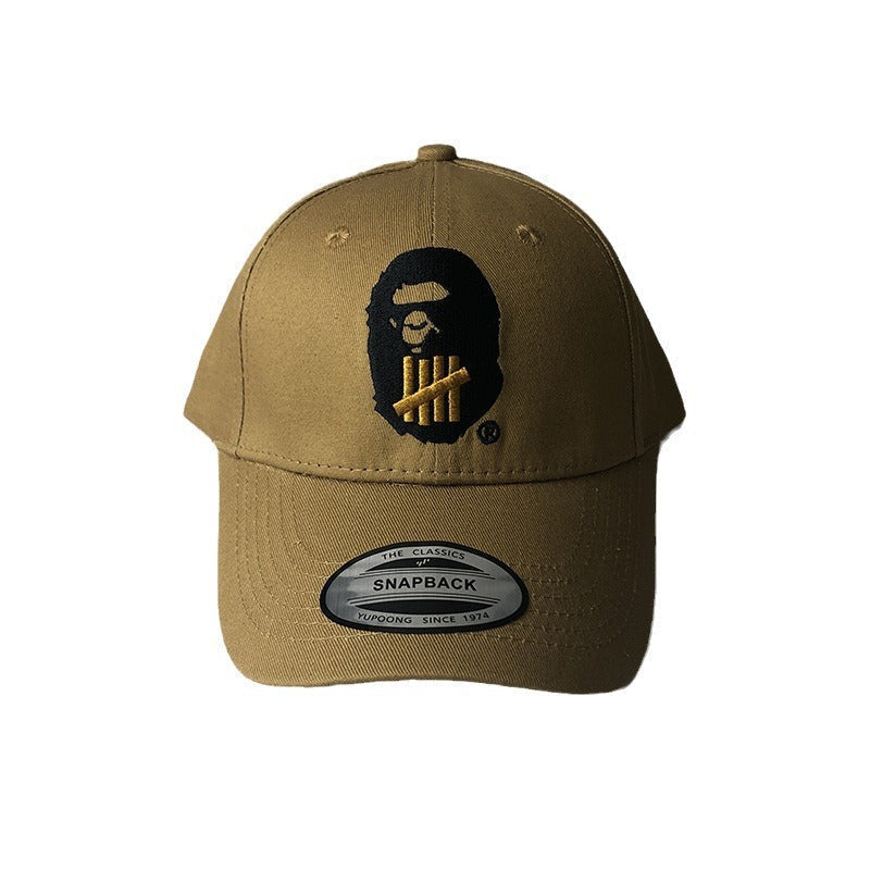 Bathing Shark and ape head print Hat Undefeated Baseball Cap Boys and Girls Shade Cap Hat NextBlock