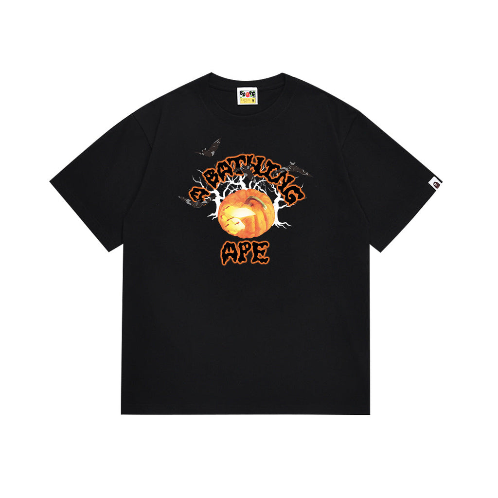 BAPE Bathing Shark and ape head print T Shirt NextBlock