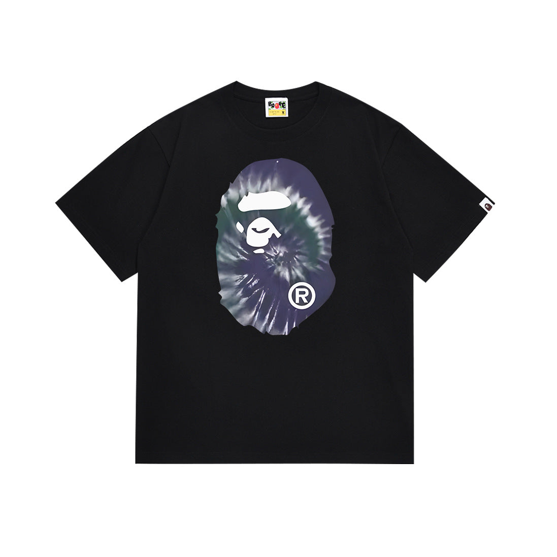 BAPE Bathing Shark and ape head print T Shirt NextBlock