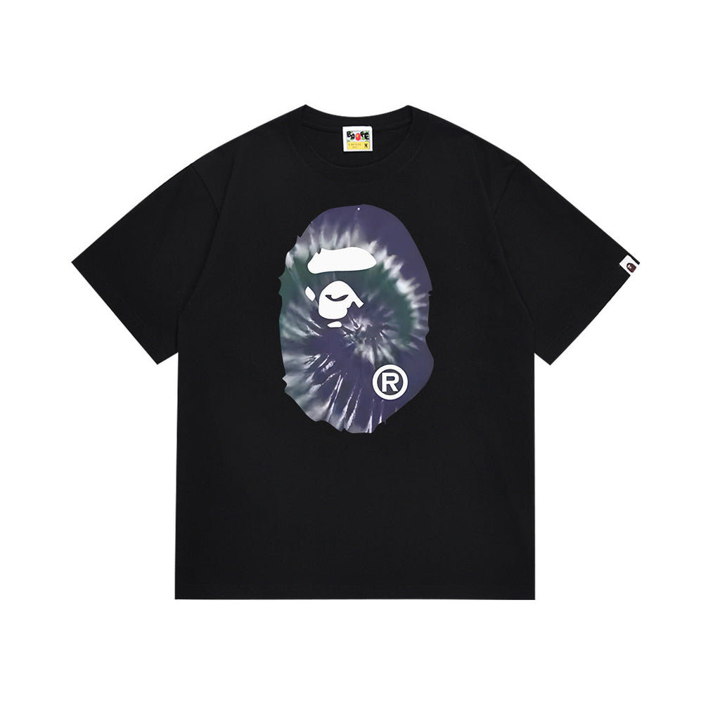 BAPE Bathing Shark and ape head print T Shirt NextBlock