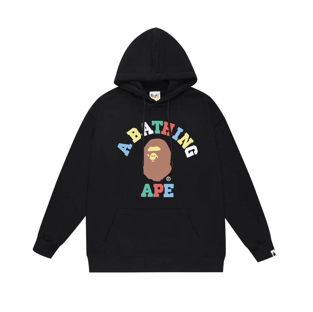 Bathing Shark and ape head print Hoodie Fall / Winter Hooded Sweater (Part 2) NextBlock
