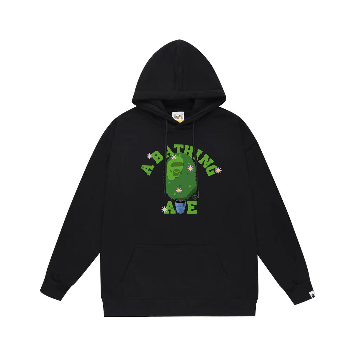 Bathing Shark and ape head print Hoodie Autumn / Winter Letter Print Loose Hoodie Pullover Ape Sweater NextBlock