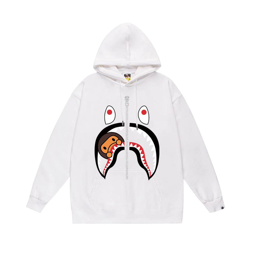 Bathing Shark and ape head print Hoodie Fall / Winter Hooded Sweater (Part 5) NextBlock