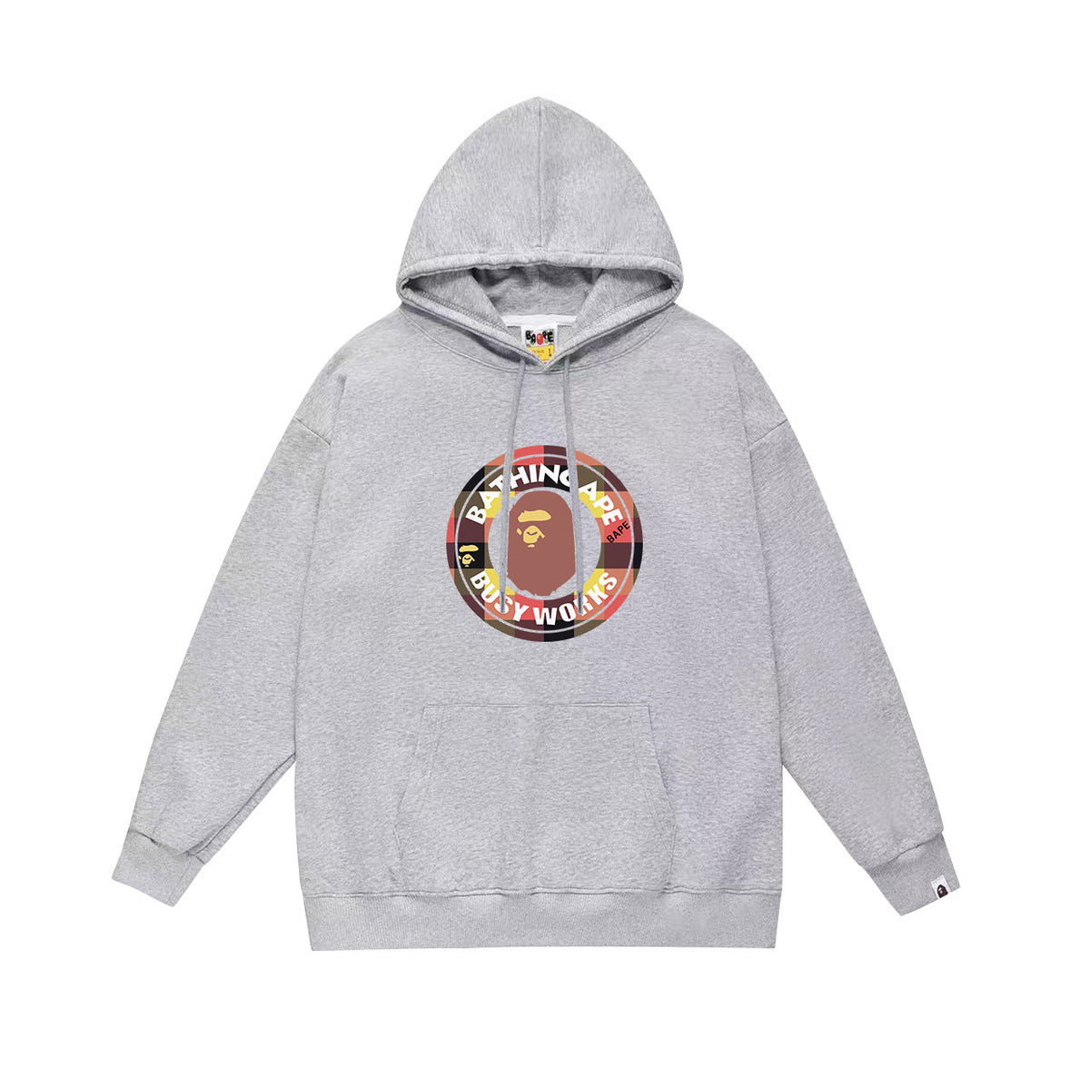Bathing Shark and ape head print Hoodie Fall / Winter Hooded Sweater NextBlock
