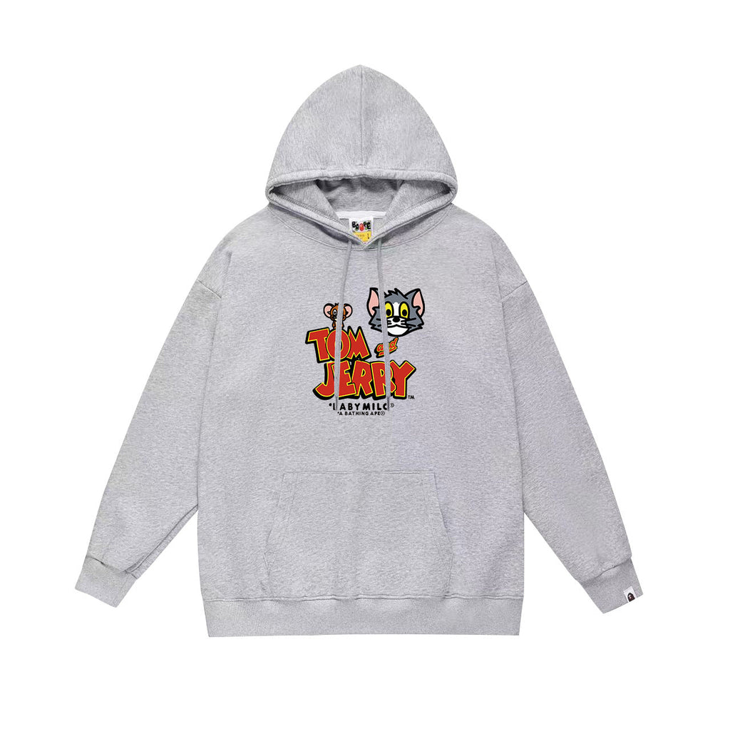 Bathing Shark and ape head print Hoodie Fall / Winter Hooded Sweater NextBlock