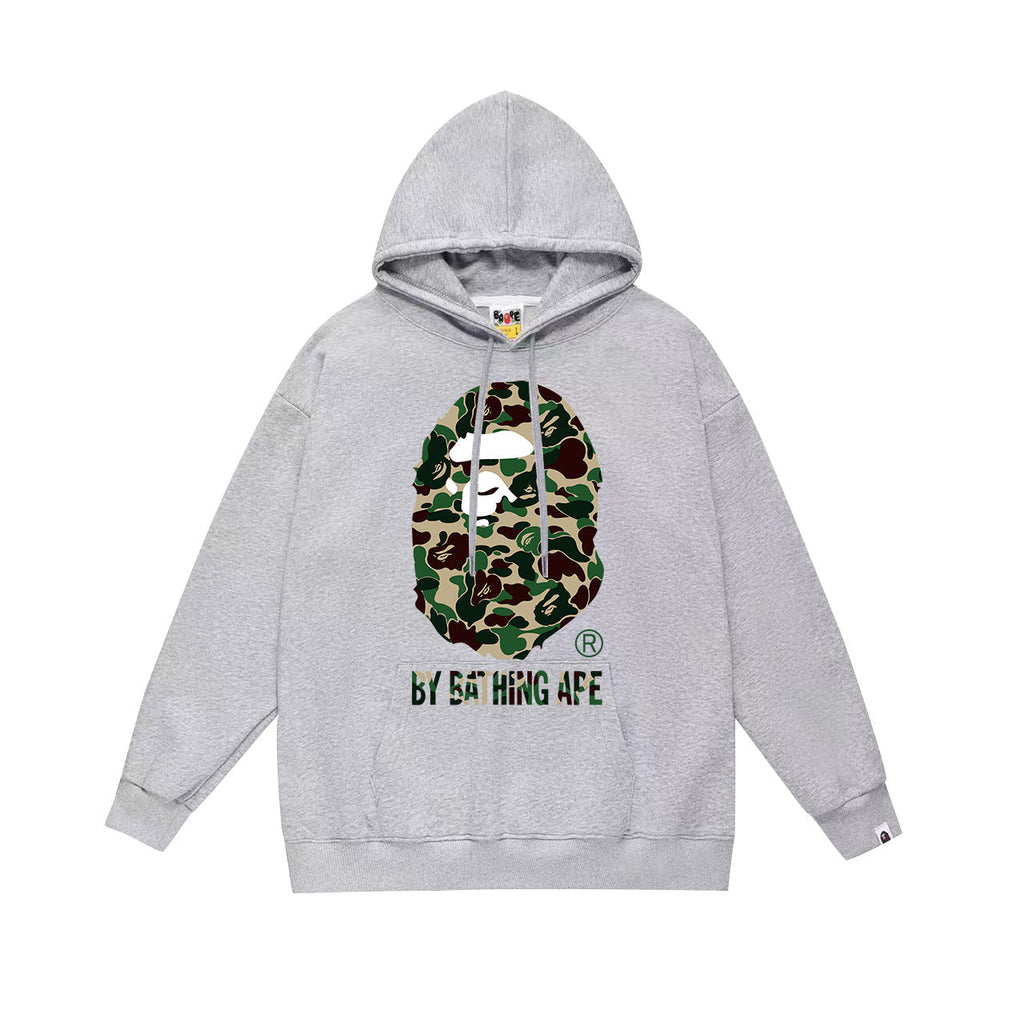 Bathing Shark and ape head print Hoodie Fall / Winter Hooded Sweater (Part 2) NextBlock