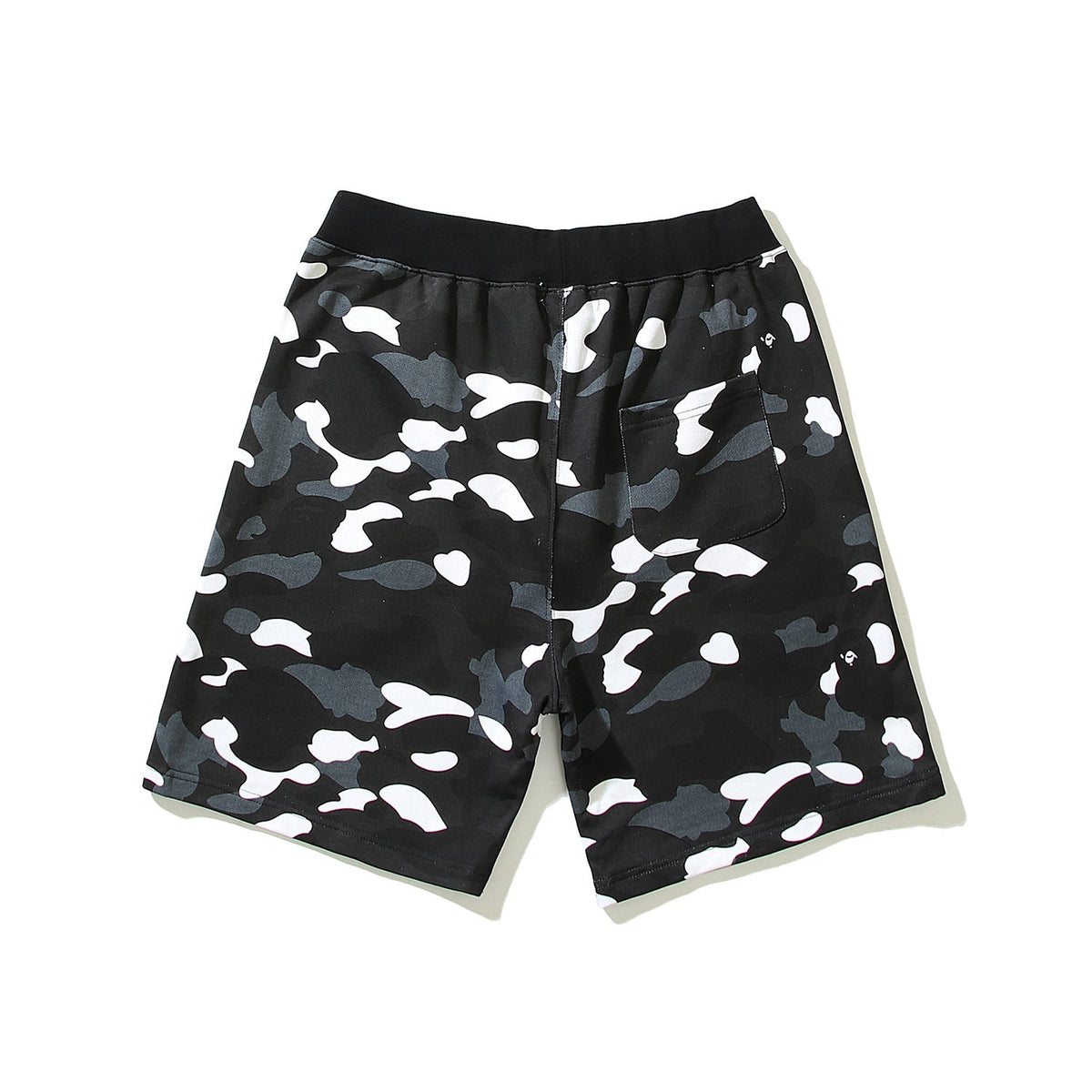 Bathing Shark and ape head print Shorts camouflage luminous shark terry straight beach pants NextBlock