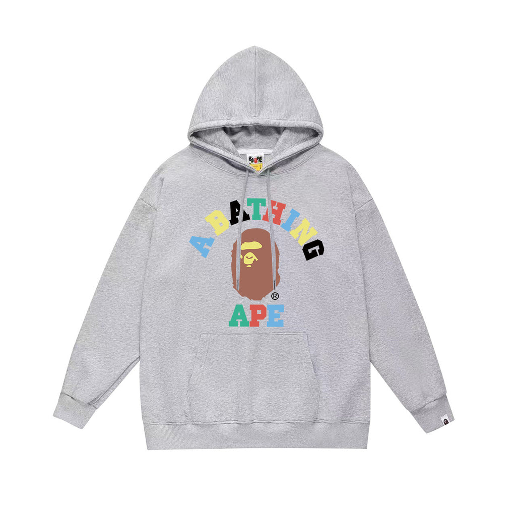 Bathing Shark and ape head print Hoodie Fall / Winter Hooded Sweater (Part 6) NextBlock