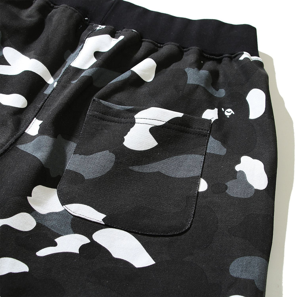 Bathing Shark and ape head print Shorts camouflage luminous shark terry straight beach pants NextBlock