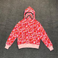 Bathing Shark and ape head print Hoodie NextBlock
