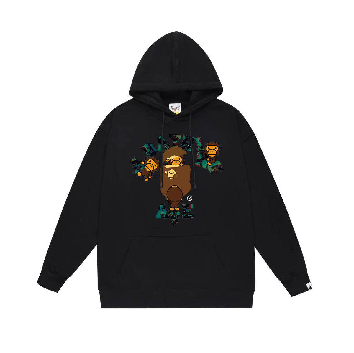 Bathing Shark and ape head print Hoodie Fall / Winter Hooded Sweater (Part 2) NextBlock