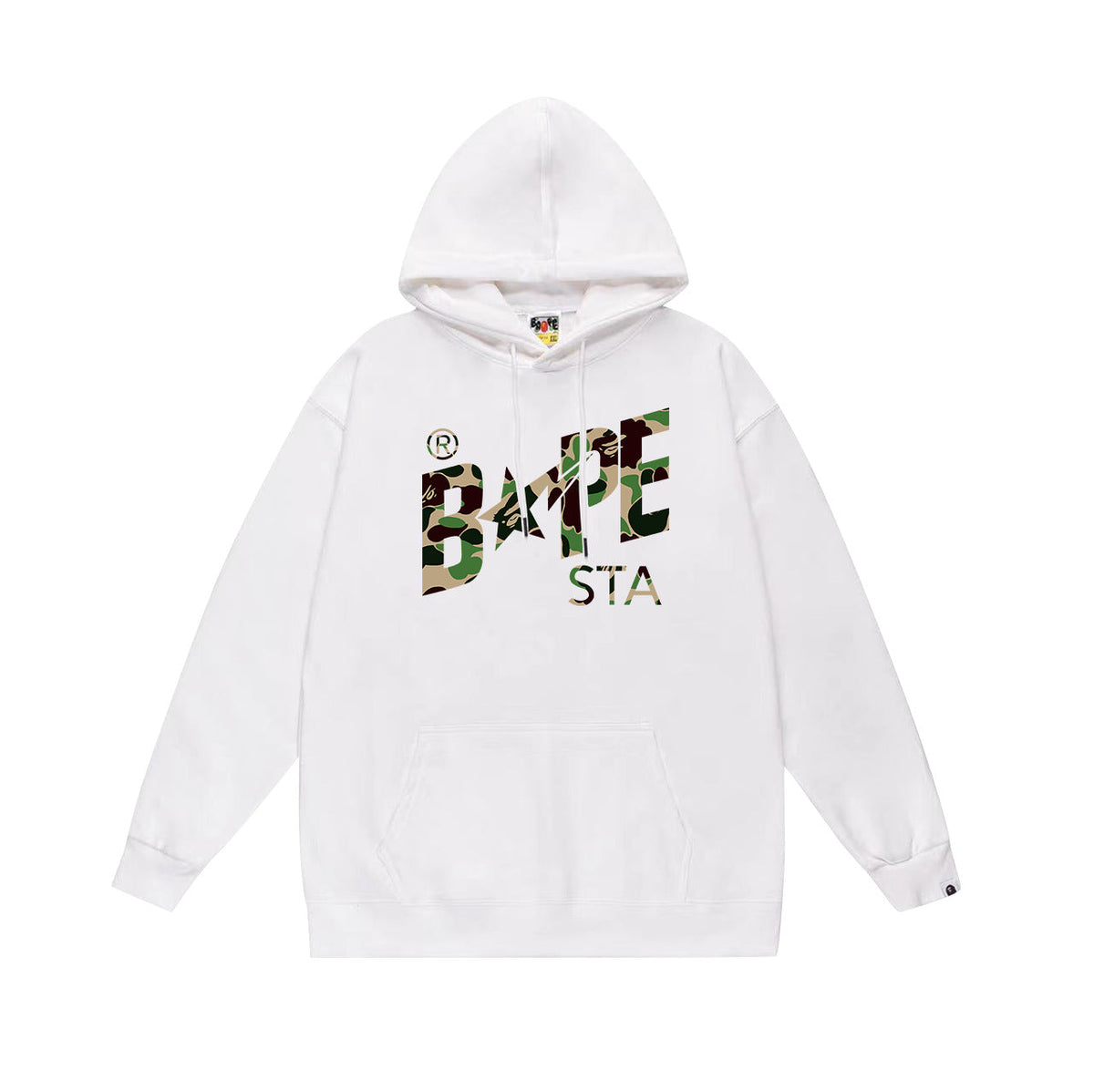 Bathing Shark and ape head print Hoodie Fall / Winter Hooded Sweater NextBlock