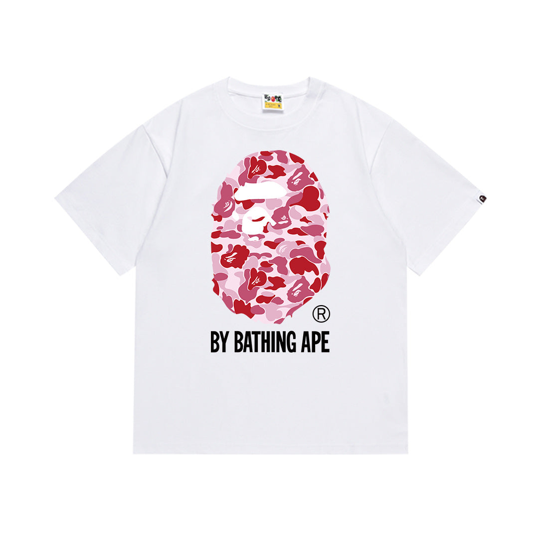 BAPE Bathing Shark and ape head print T Shirt NextBlock