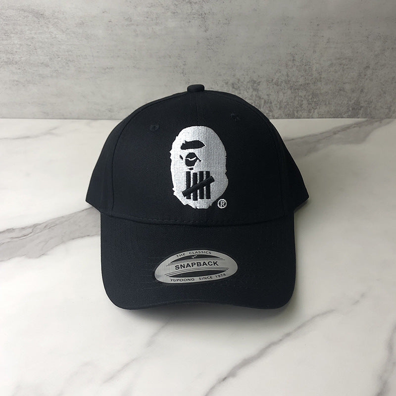 Bathing Shark and ape head print Hat Undefeated Baseball Cap Boys and Girls Shade Cap Hat NextBlock