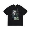 BAPE Bathing Shark and ape head print T Shirt NextBlock