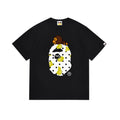 BAPE Bathing Shark and ape head print T Shirt NextBlock