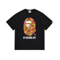 BAPE Bathing Shark and ape head print T Shirt NextBlock
