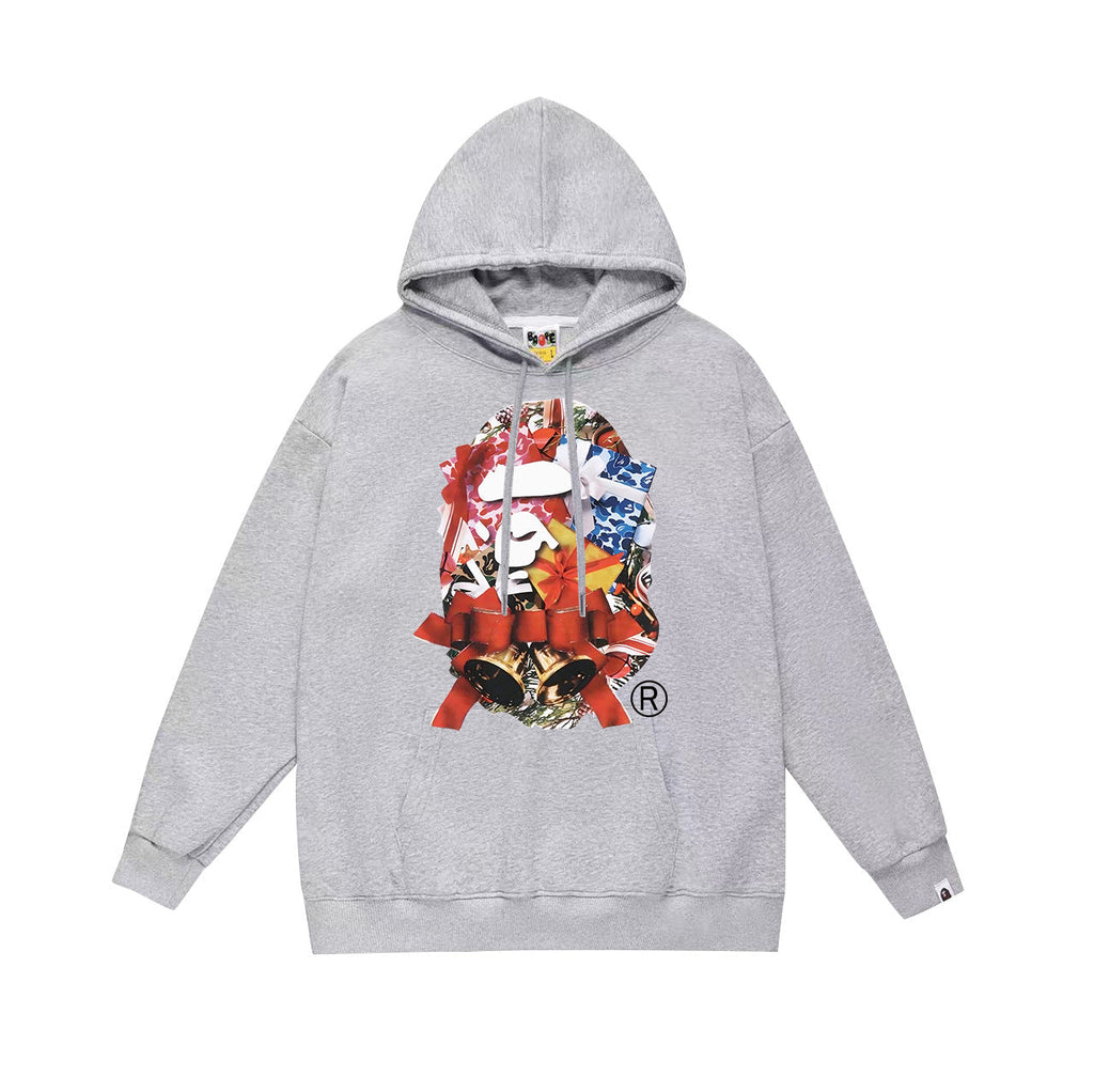 Bathing Shark and ape head print Hoodie Fall / Winter Hooded Sweater (Part 5) NextBlock