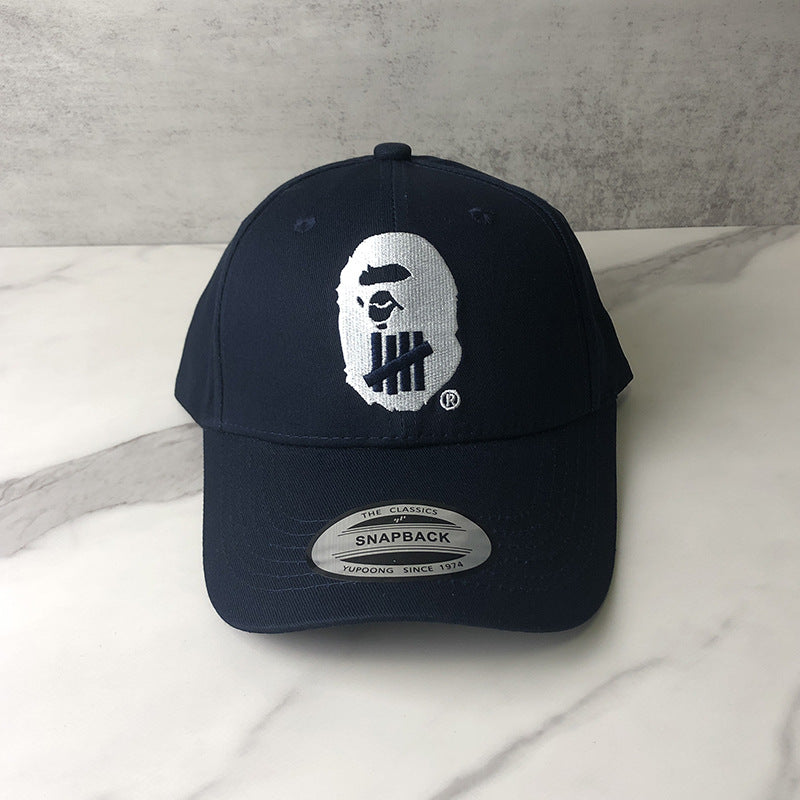 Bathing Shark and ape head print Hat Undefeated Baseball Cap Boys and Girls Shade Cap Hat NextBlock