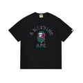 BAPE Bathing Shark and ape head print T Shirt NextBlock