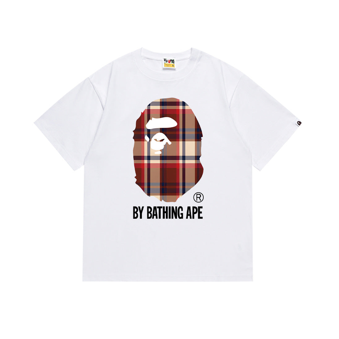 BAPE Bathing Shark and ape head print T Shirt NextBlock