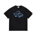 BAPE Bathing Shark and ape head print T Shirt NextBlock