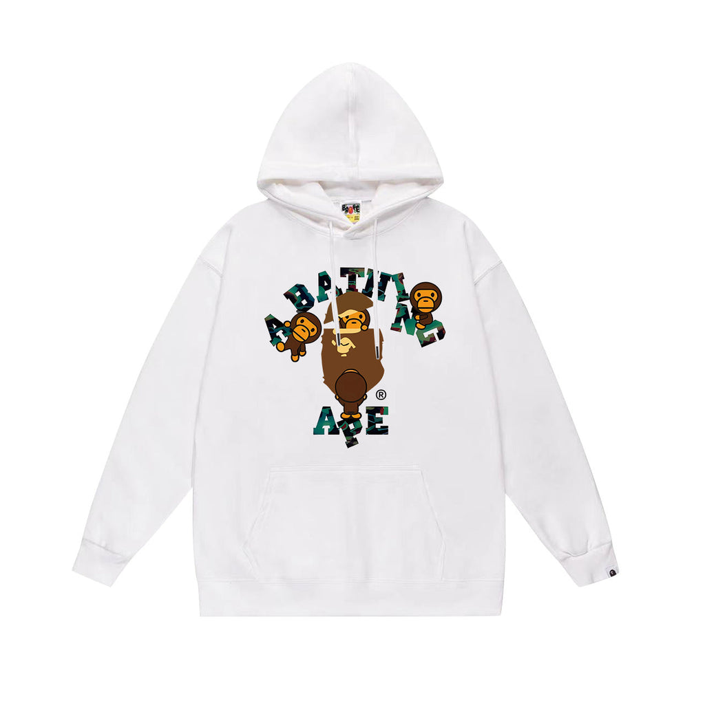 Bathing Shark and ape head print Hoodie Fall / Winter Hooded Sweater (Part 5) NextBlock