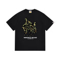 BAPE Bathing Shark and ape head print T Shirt NextBlock