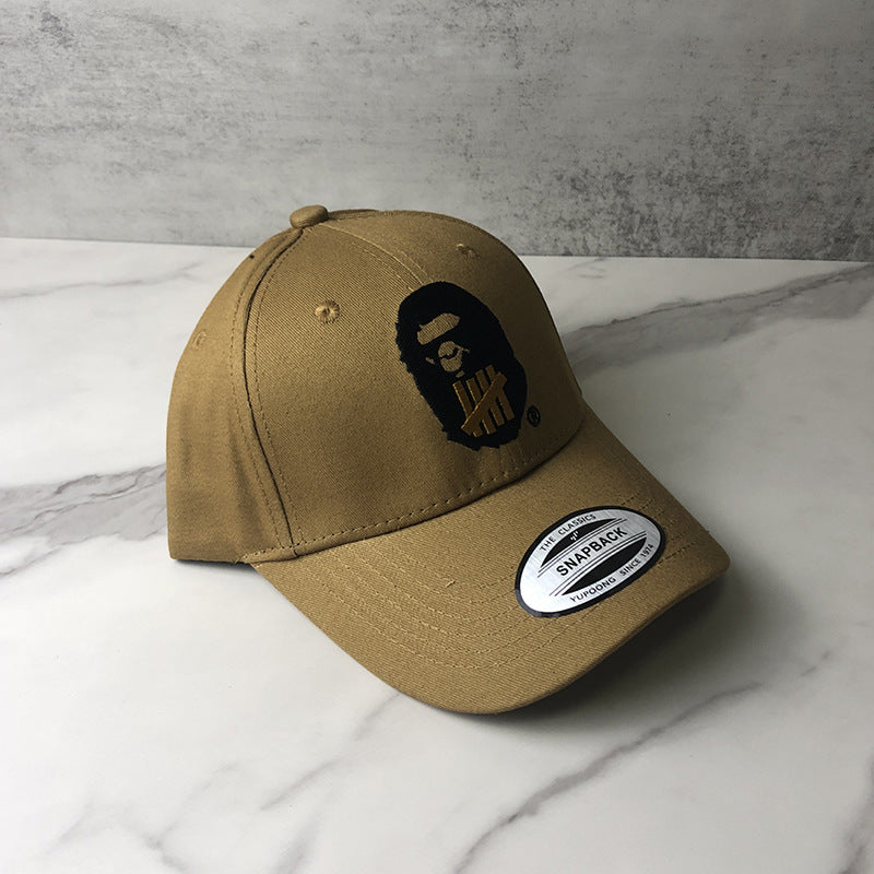 Bathing Shark and ape head print Hat Undefeated Baseball Cap Boys and Girls Shade Cap Hat NextBlock