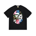 BAPE Bathing Shark and ape head print T Shirt NextBlock