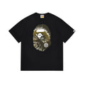 BAPE Bathing Shark and ape head print T Shirt NextBlock