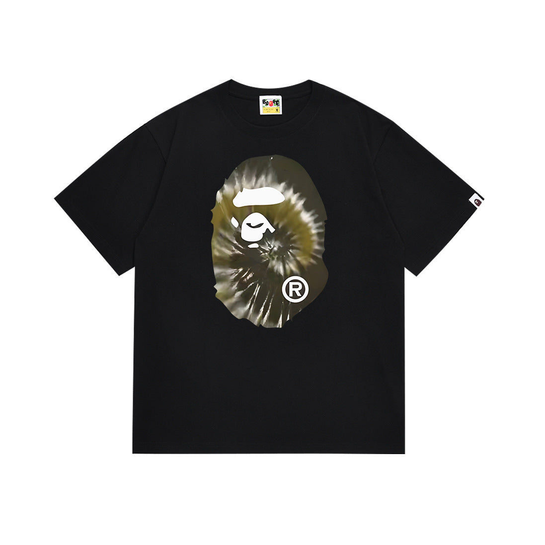 BAPE Bathing Shark and ape head print T Shirt NextBlock