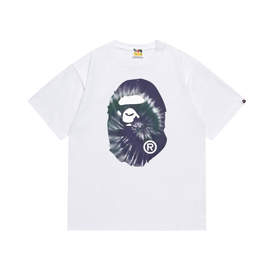 BAPE Bathing Shark and ape head print T Shirt NextBlock