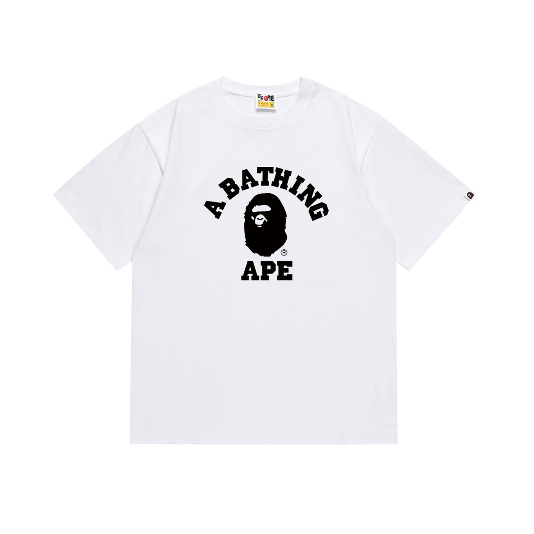 BAPE Bathing Shark and ape head print T Shirt NextBlock