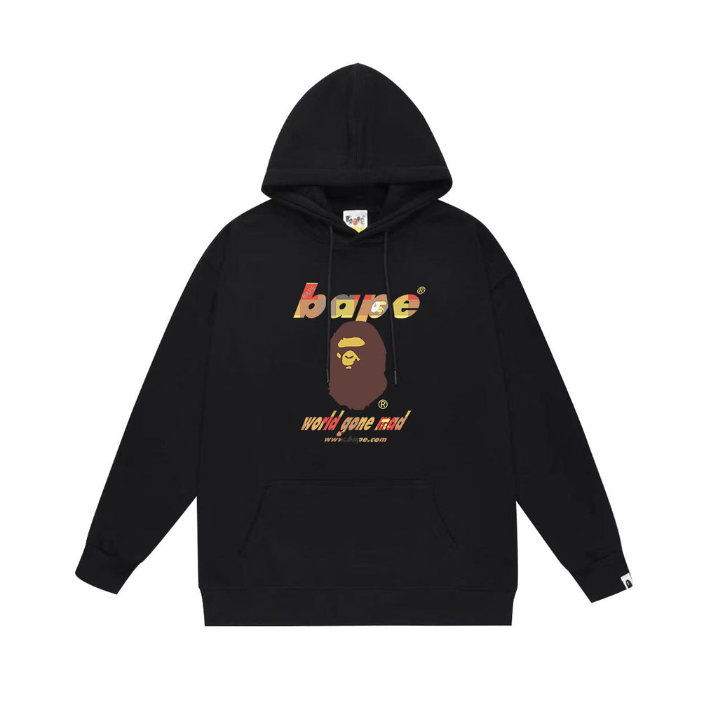 Bathing Shark and ape head print Hoodie Fall / Winter Hooded Sweater (Part 5) NextBlock