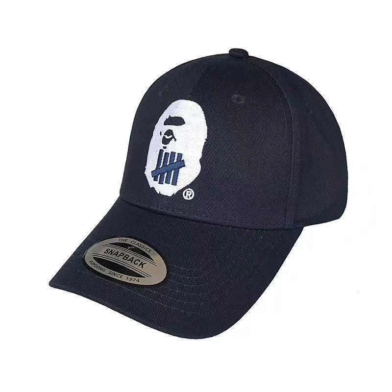 Bathing Shark and ape head print Hat Ape Head Cap Versatile Flat Edge Baseball Cap NextBlock
