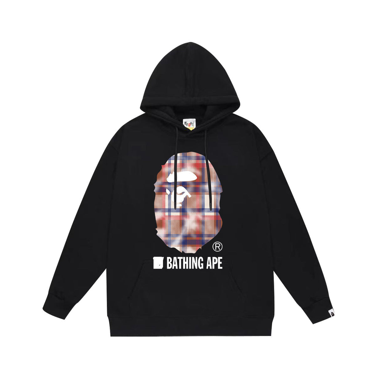 Bathing Shark and ape head print Hoodie Autumn / Winter Letter Print Loose Hoodie Pullover Ape Sweater NextBlock